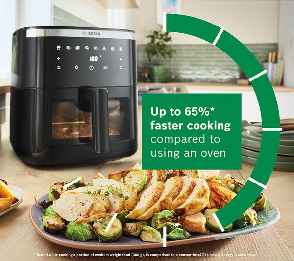 Bosch Series 6 MAF671B1GB 9-in-1 Air Fryer & Grill - Black