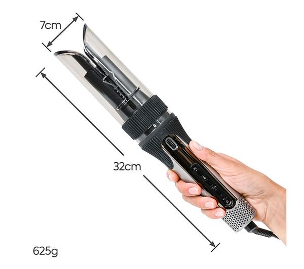 BABYLISS Style Secret Air Rotating Curler & Waver Silver/Black