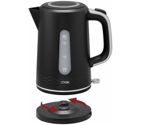 Logik L17PKB26 Traditional Kettle - Black
