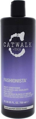 Catwalk By Tigi Fashionista Violet Purple Conditioner For Blonde Hair, 750Ml