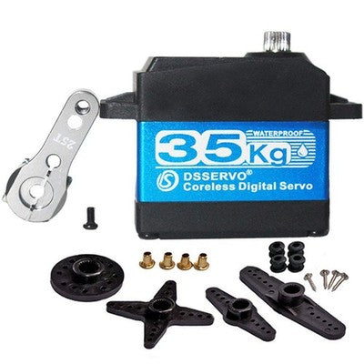 35KG High Torque Waterproof Servo 7.4V Stainless Gear 270 Baja Standard
