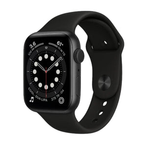 Apple Watch Series 6 (GPS, 44mm) Space Grey Case + Black Sport Band