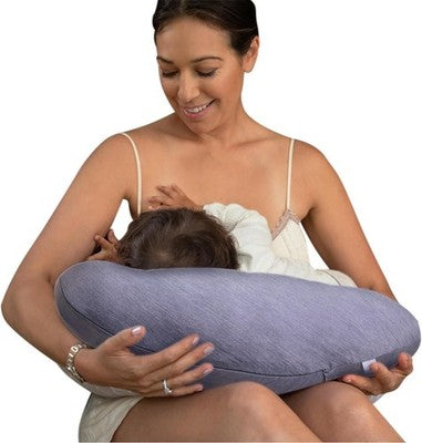 Pharmedoc Grey Nursing Pillow For Breastfeeding - Support For Mom & Baby