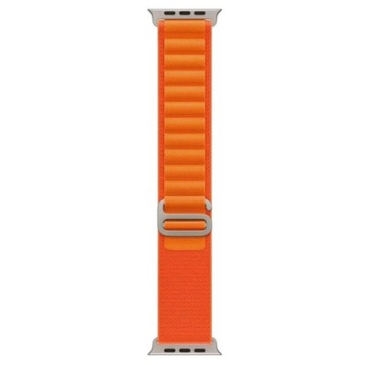 Apple Watch Ultra (GPS+Cellular, 49mm) Titanium Case + Orange Alpine Loop