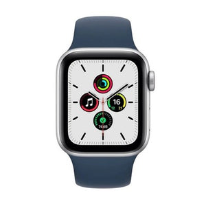 Apple Watch SE1 (GPS, 40mm) Silver Aluminium Case + Abyss Blue Strap