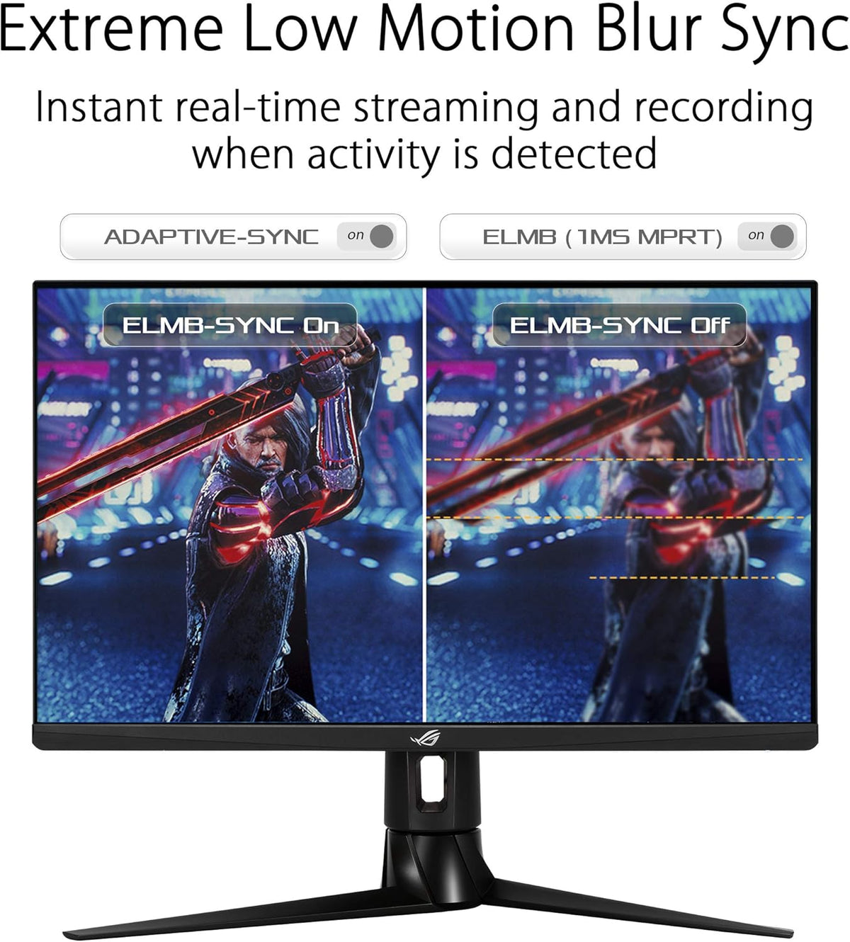 ASUS ROG XG27AQ 27" IPS Wide Quad HD 170Hz 1ms Height Adjustable Built in Speakers Gaming Monitor