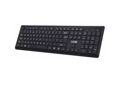 Logik LSLFSKB24 Silent Wireless 2.4GHz Keyboard - Black