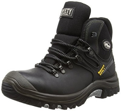 Grisport Workmate Men's Safety Boots Black UK 9 Waterproof Work Shoes Steel
