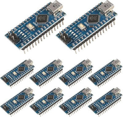 10pcs Arduino Nano V3.0 ATmega328P CH340 5V 16M Microcontroller Boards