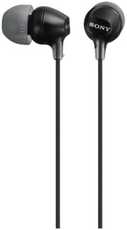 Sony MDR-EX15AP Earphones with Smartphone Mic and Control - Black - NEW OPEN BOX