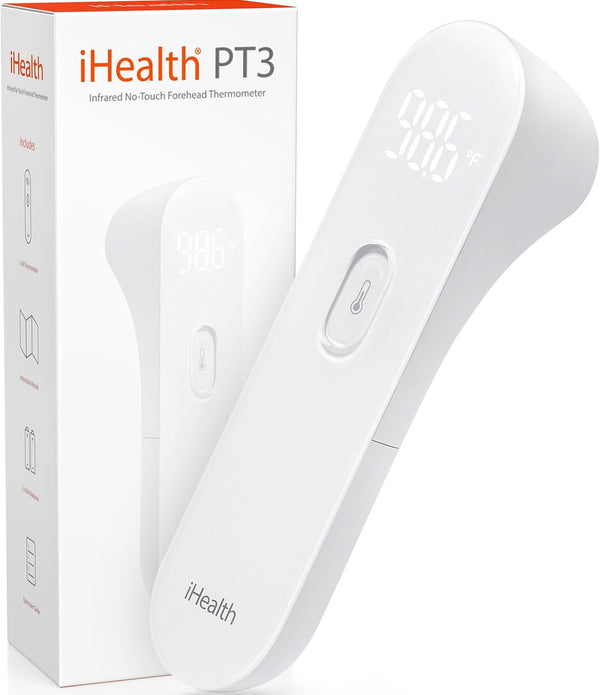 iHealth PT-3 Infrared No-Touch Forehead Thermometer - NEW - Rebx.co.uk