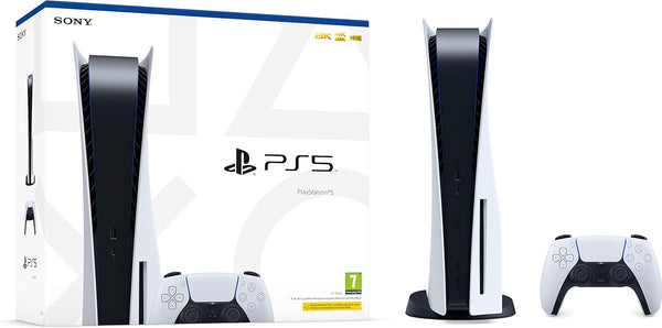 Sony PlayStation PS5 Console Disk Edition - 825GB - White (NO BASE)