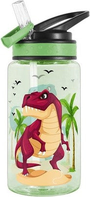 Home Tune Shark Water Bottle ? 15Oz, Bpa-Free, Leakproof, Easy Clean For Kids