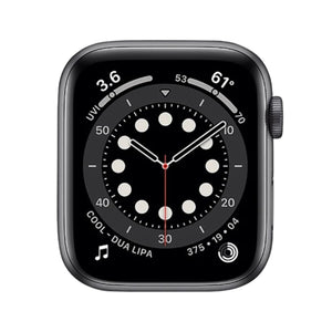 Apple Watch Series 6 (GPS+Cellular, 44mm) Space Grey Case + Black Strap
