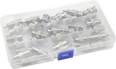 30Pcs Bnc Male To Rca Male + Bnc F To Rca M + Bnc M To Rca F Plug