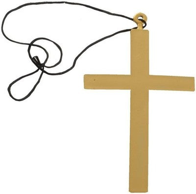 Monk Cross Necklace - Costume Accessory For Halloween & Parties