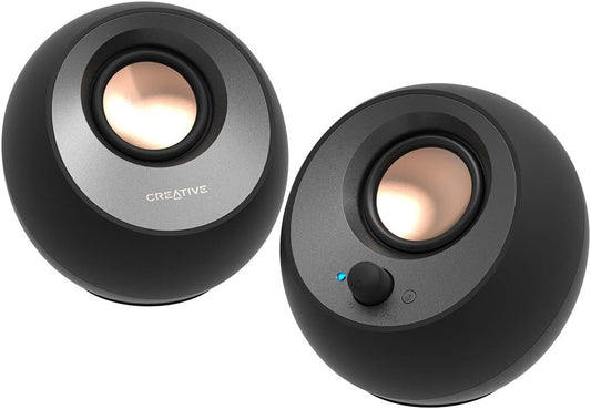 Creative Pebble V3 Minimalistic 2.0 Desktop Speakers USB Black