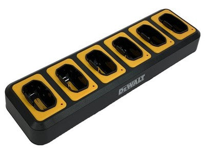 De Walt 6 Port Charger For Dxpmr800 Walkie Talkie Two-Way Radios Dxpmrch6-800