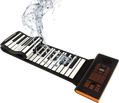 Hami 88 Key Roll Up Piano Portable Foldable Electronic Keyboard Recording