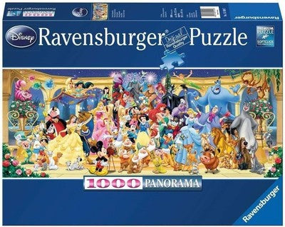 Ravensburger Disney Group Photo Puzzle - 1000 Piece Panoramic 98cm