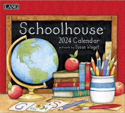 LANG Schoolhouse 2024 Wall Calendar 24991001940