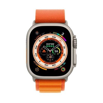 Apple Watch Ultra (GPS+Cellular, 49mm) Titanium Case + Orange Alpine Loop