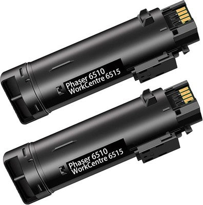 YOUTOP Remanufactured Black Toner for Xerox 106R03480 2 Pack
