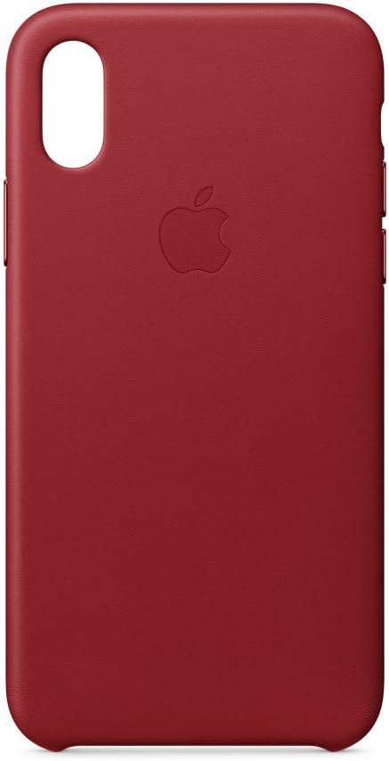 Genuine Apple iPhone X Leather Case, Red -Genuine Part no MQTE2ZM/A