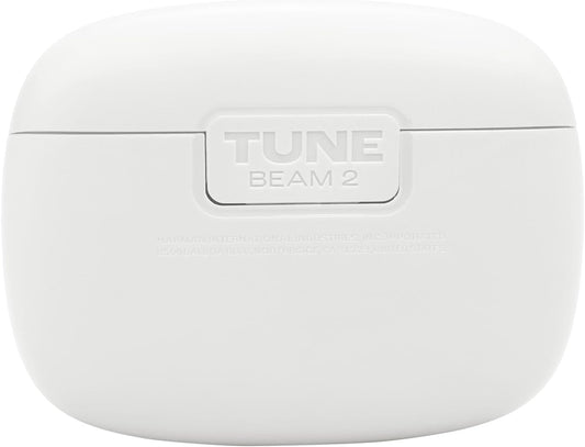 JBL Tune Beam 2 Wireless Bluetooth Noise-Cancelling Earbuds - White