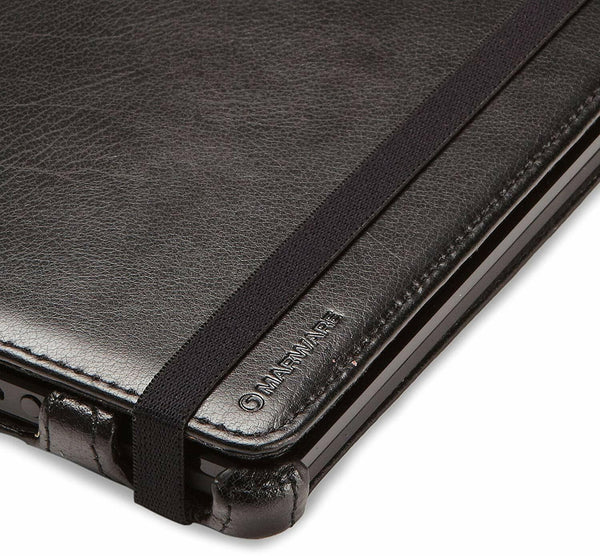 Kindle Fire Leather Case With Stand by Marware - Black (1st Gen 190 x 120mm) - Rebx.co.uk