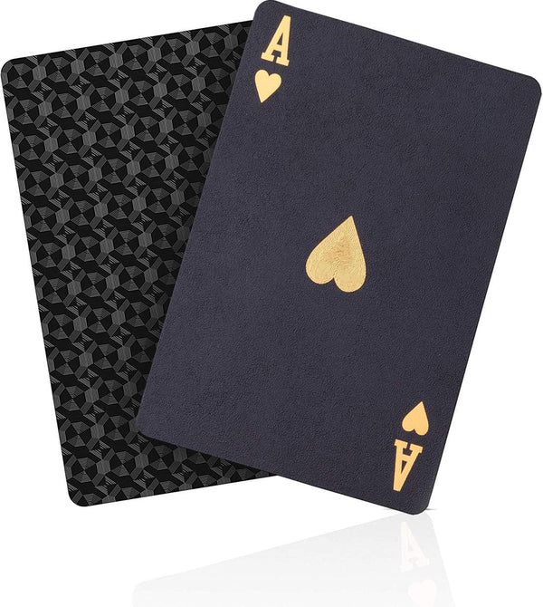 Cool Plastic Playing Cards , Deck of Waterproof Cards Poker for Gift Party Game - Rebx.co.uk