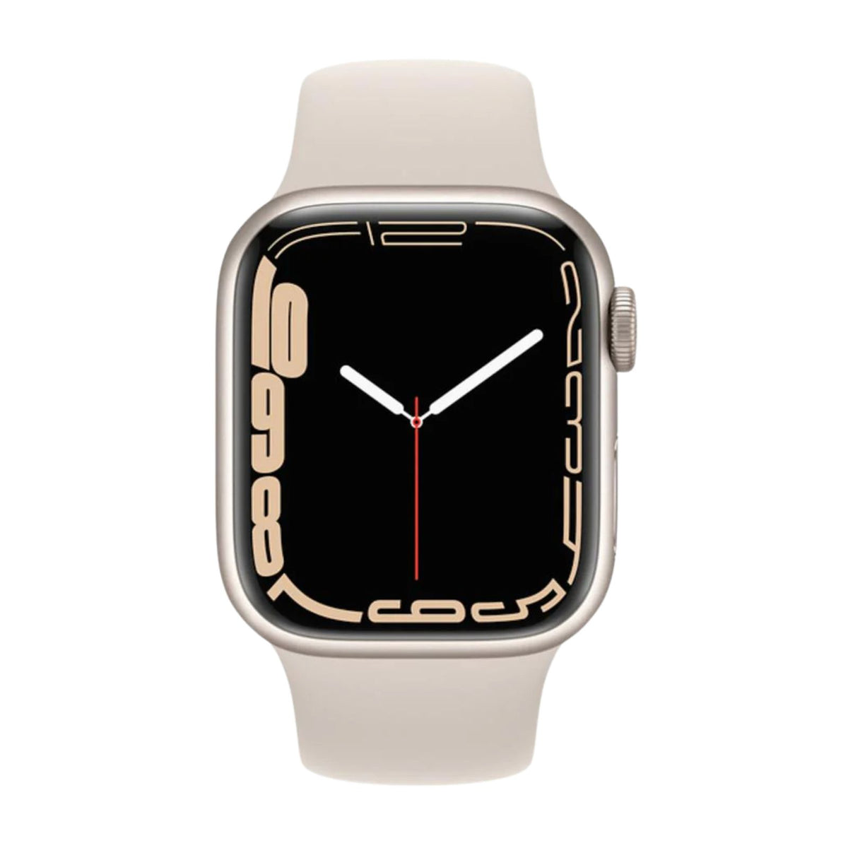 Apple Watch Series 7 (GPS, 41mm) Starlight Case + Starlight Sport Band