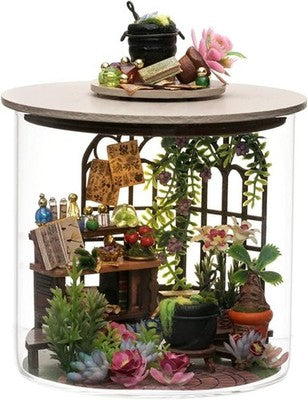 DIY Garden Bottle Miniature Ornament - Rustic Decorative Piece Outdoor