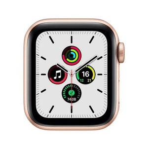 Apple Watch SE (GPS, 40mm) Gold Aluminium Case + Starlight Strap