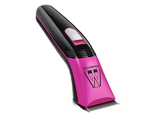 Masterclip Showmate II Cordless Dog Clippers Pink Quiet Grooming Kit