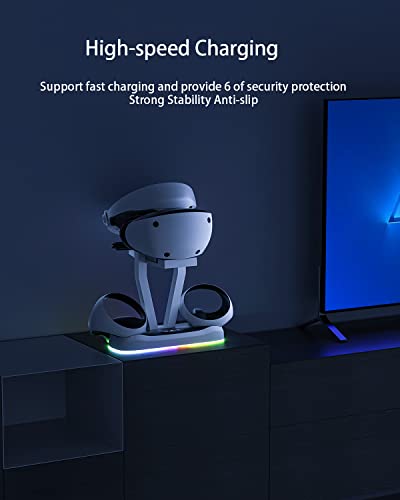 Zyber Magnetic Charging Station PSVR2 Dual Controller Dock Type C Cable - view 7