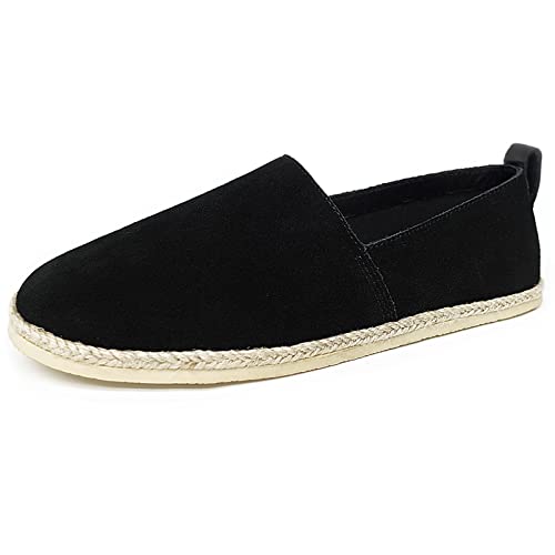 Aitann Women’s Leather Flat Espadrilles Shoes, Size uk6 Medium