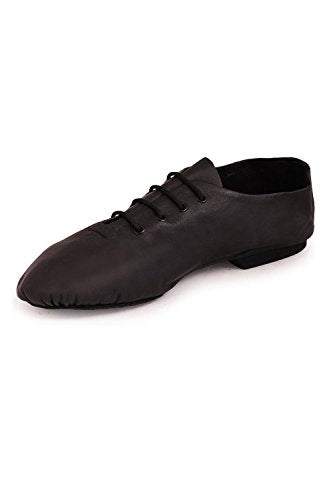 Roch Valley Leather Split Sole Jazz Shoes 6 Black