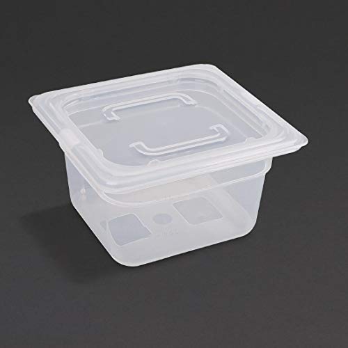 Vogue 195614x Gastronorm Container with Lid 1/6 150mm Food Storage - view 2