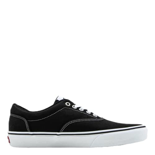 Vans Mens Doheny Sneaker Black Canvas Black White 187 Size 12 UK - view 3