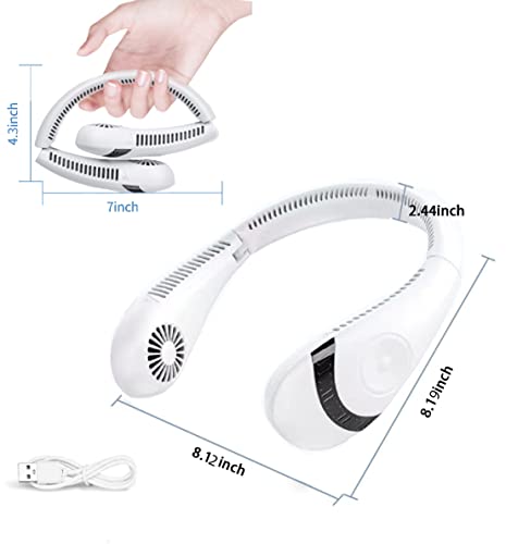 Fayhijun Portable Bladeless Neck Fan 5000mAh 3 Speed USB Rechargeable 16H - view 3