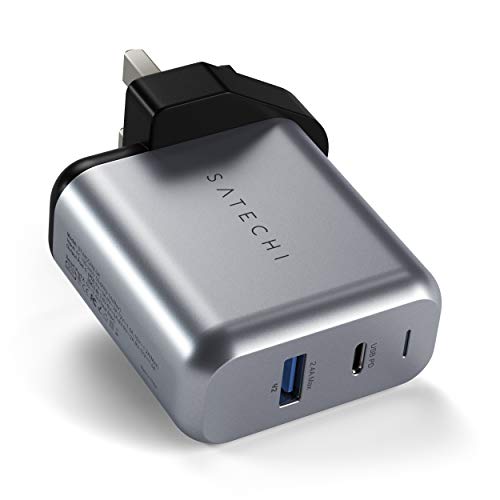 Satechi 30W Dual Port USB-C PD Wall Charger