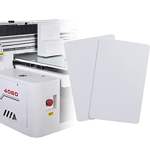 Vanra 250 Pack Premium Blank PVC Cards For Photo ID Badge, White