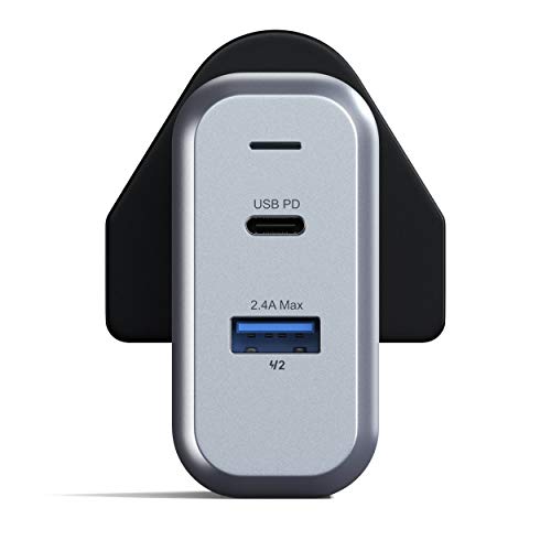 Satechi 30W Dual Port USB-C PD Wall Charger