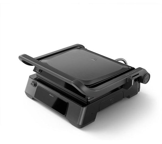 Philips 7000 Series HD6307/70 Contact Grill Black Panini Grill Maker Kitchen