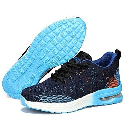 SBZ Safety Trainers Steel Toe Cap Work Shoes Black Blue UK 5 Lightweight