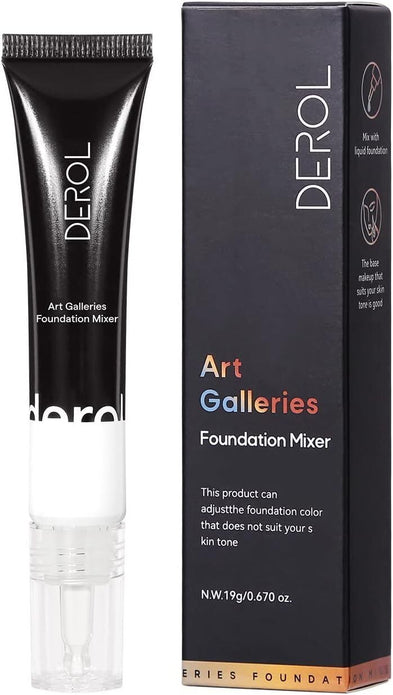 Foundation Mixer Drops, Adjust Foundation Color to Match Skin Tone, White