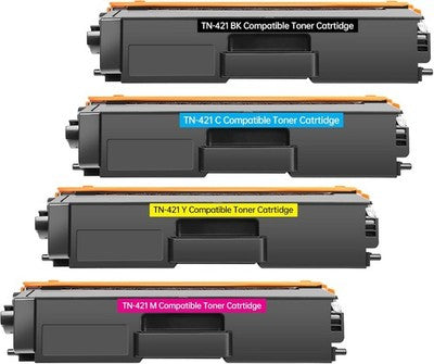 TN-423 TN-421 Compatible Toner 4 Pack CMYK for HL-L8260CDW