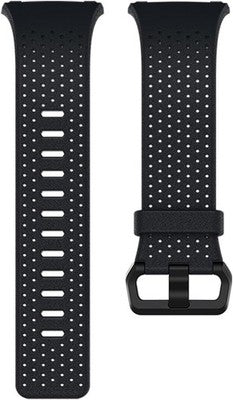 Fitbit Unisex Adult Ionic Leather Band Only - Midnight Blue, Small New