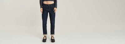 G-STAR RAW Women's Kate Boyfriend Jeans Deep Marine 25W 32L